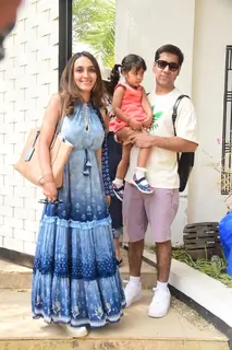Rohit Dhawan snapped leaving Alibaug after Varun-Natasha's wedding