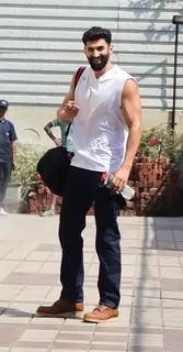 Aditya Roy Kapur snapped at gym in Bandra