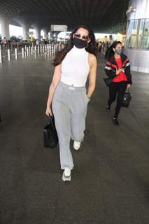 Nora Fatehi snapped at airport