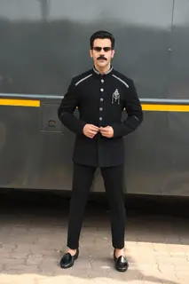 Rajkummar Rao at a shoot in Filmcity