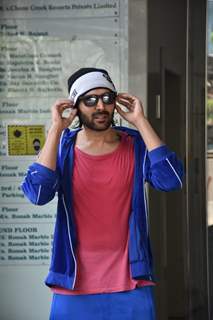 Kartik Aaryan snapped around the town