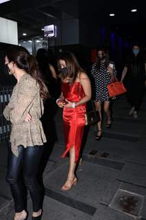 Varun Dhawan's wife Natasha Dalal, slays red dress as she steps out on a weekend night