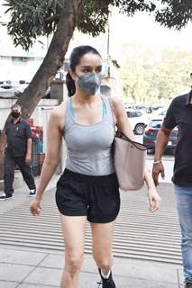 Shraddha Kapoor snapped outside gym in Bandra