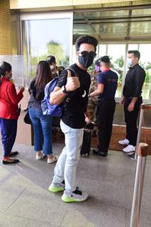 Pulkit Samrat snapped at airport