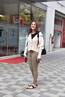 Dhvani Bhanushali snapped at T-series office in Andheri