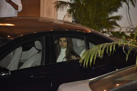 Tara Sutaria snapped attending Randhir Kapoor's birthday dinner!