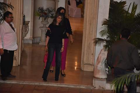 Neetu Kapoor and Riddhima Kapoor Sahani attend Randhir Kapoor's birthday dinner!