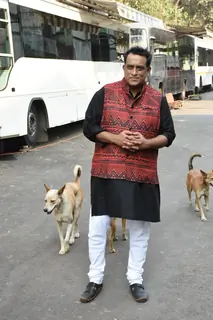 Anurag Basu snapped behind the sets of Super Dancer Chapter 4