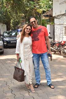 Rashami Desai and Vindu Dara Singh snapped in Juhu