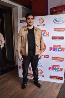 Arbaaz Khan shoots for his next episode of Pinch with Farhan Akhtar