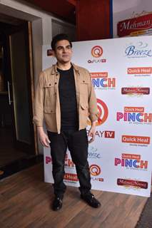 Arbaaz Khan shoots for his next episode of Pinch with Farhan Akhtar