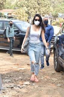 Sharddha Kapoor snapped at a studio in Versova