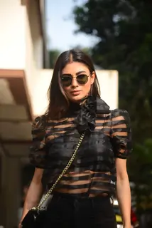 Mouni Roy snapped at West View, Khar