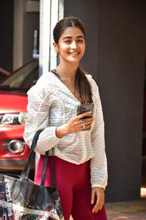 Pooja Hegde spotted at gym