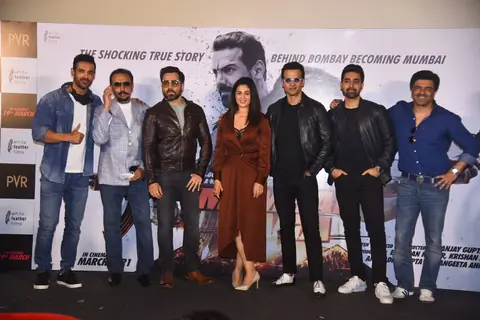 Mumbai Saga cast at the trailer launch