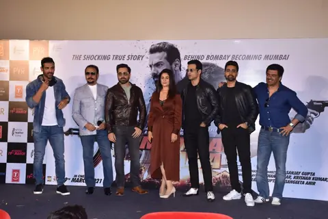 Mumbai Saga cast at the trailer launch