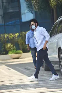 Varun Dhawan spotted at Sajid Nadiadwala office in Andheri