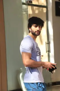 Meezaan Jaffrey snapped in Andheri