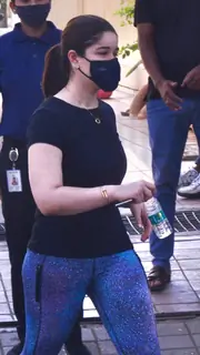 Sara Tendulkar snapped at gym in Bandra