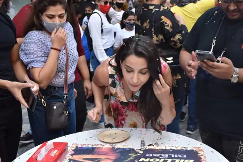 Nora Fatehi's Dilbar success bash!