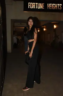 Anjini Dhawan at Ibrahim Ali Khan's birthday bash