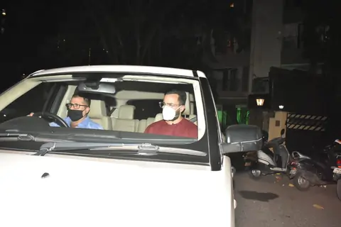 Saif Ali Khan at Ibrahim Ali Khan's birthday bash