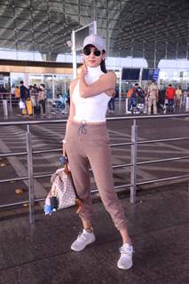 Sonal Chauhan snapped at airport