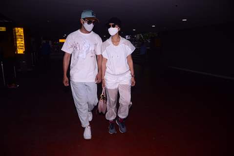 Rajkummar Rao and Patralekha snapped at airport