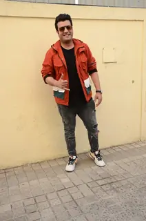 Varun Sharma at the promotions of Roohi