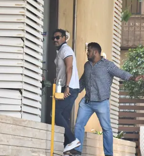 Ajay Devgn snapped in Juhu, Mumbai
