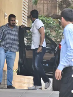 Ajay Devgn snapped in Juhu, Mumbai