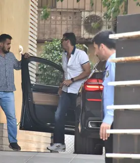 Ajay Devgn snapped in Juhu, Mumbai