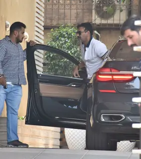 Ajay Devgn snapped in Juhu, Mumbai