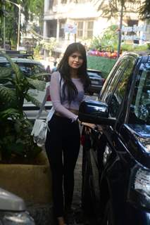 Anjini Dhawan spotted in Bandra