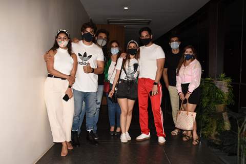 Gurmeet Choudhary and Debina Choudhary at the special screening of 'The Wife'