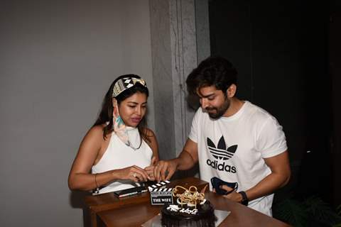 Gurmeet Choudhary and Debina Choudhary at the special screening of 'The Wife'