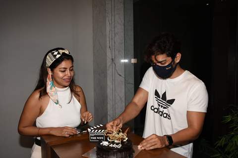 Gurmeet Choudhary and Debina Choudhary at the special screening of 'The Wife'