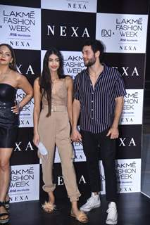 Alanna Panday with her boyfriend at Lakme Fashion Week 2021!