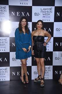 Ananya’s mother Bhavana Pandey and Deanne Panday at Lakme Fashion Week 2021!