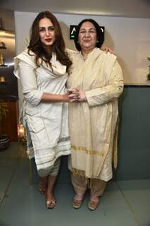 Huma Qureshi with mother snapped in Delhi