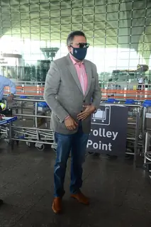 Boman Irani snapped at airport