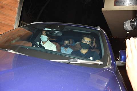 Arjun Kapoor and Sanjay Kapoor snapped at Amrita Arora's house party, Bandra