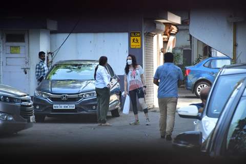 Preity Zinta at Salman Khan's house