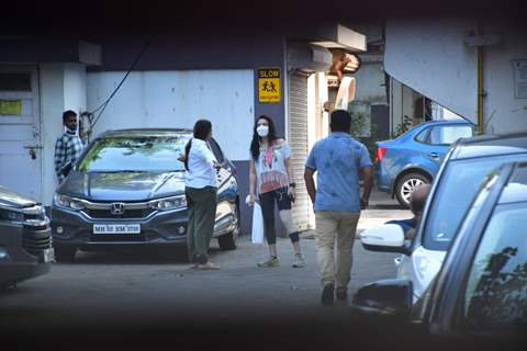 Preity Zinta at Salman Khan's house