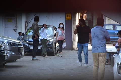 Preity Zinta at Salman Khan's house