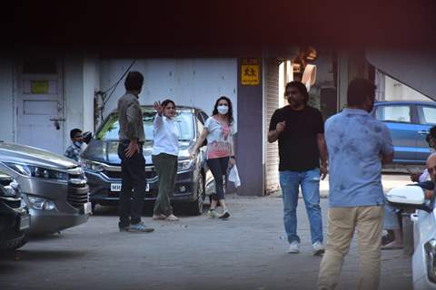 Preity Zinta at Salman Khan's house