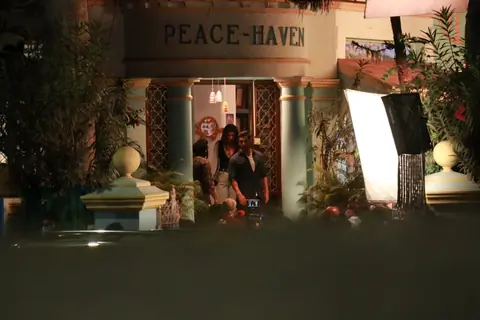 John Abraham and Disha Patani spotted at the sets of Ek Villain 2 in Bandra