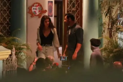 John Abraham and Disha Patani spotted at the sets of Ek Villain 2 in Bandra