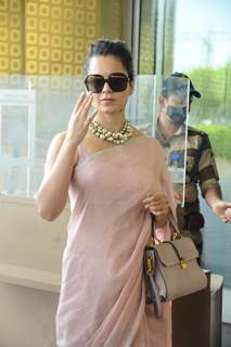 Kangana Ranaut snapped at airport