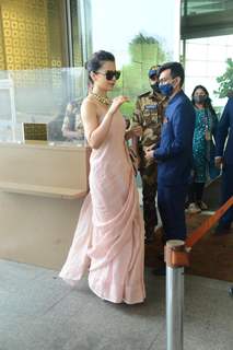 Kangana Ranaut snapped at airport